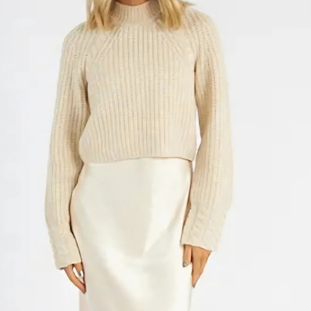 Design 365 Bea 2 In 1 Long sleeve Sweater Midi Dress